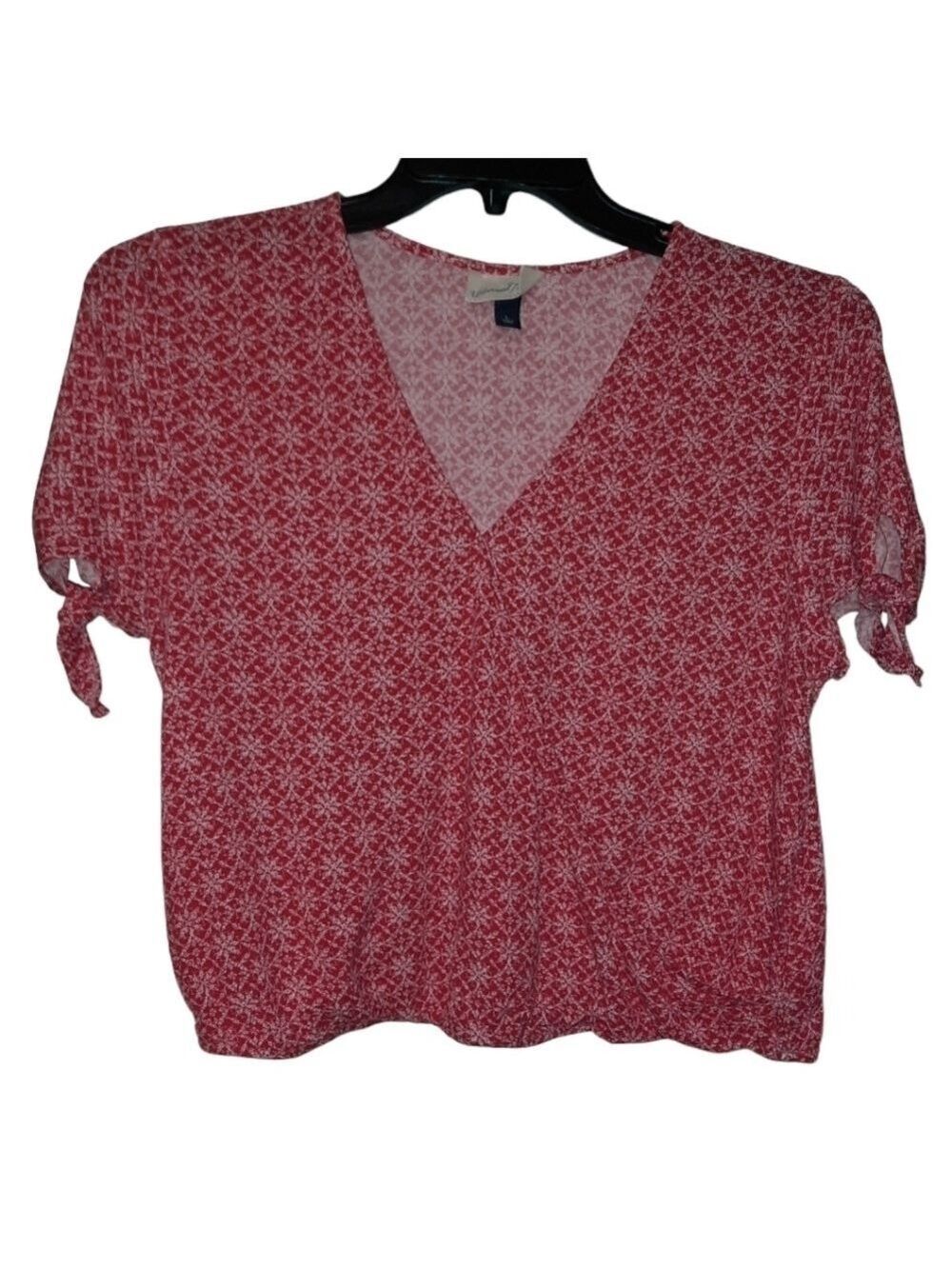 Universal Thread Red Cropped Top Large